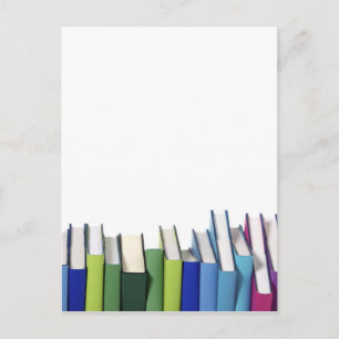 Carte Postale Livres colorés