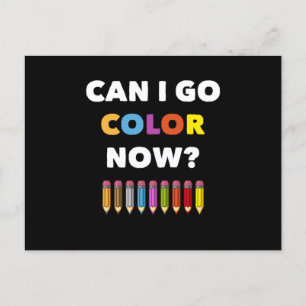 Carte Postale Livres De Coloration Pour Adultes Design Puis-Je A