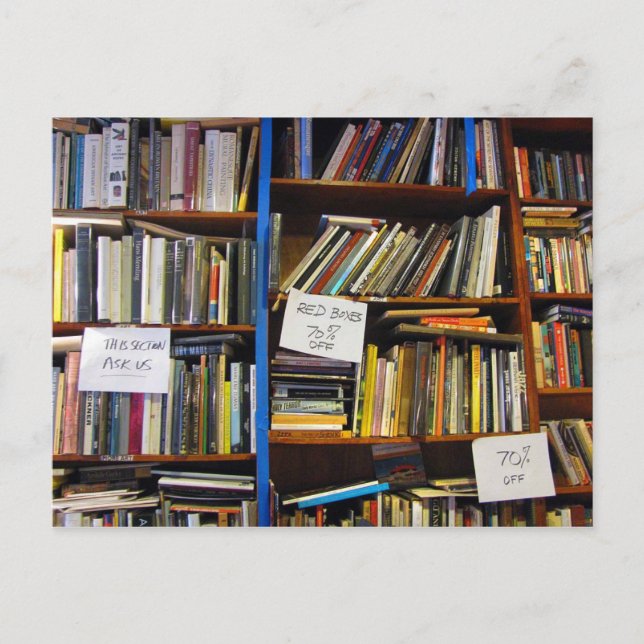 Carte Postale Livres de rive gauche (Devant)