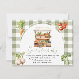Carte Postale Livres pour bébé du marché frais cultivé localemen