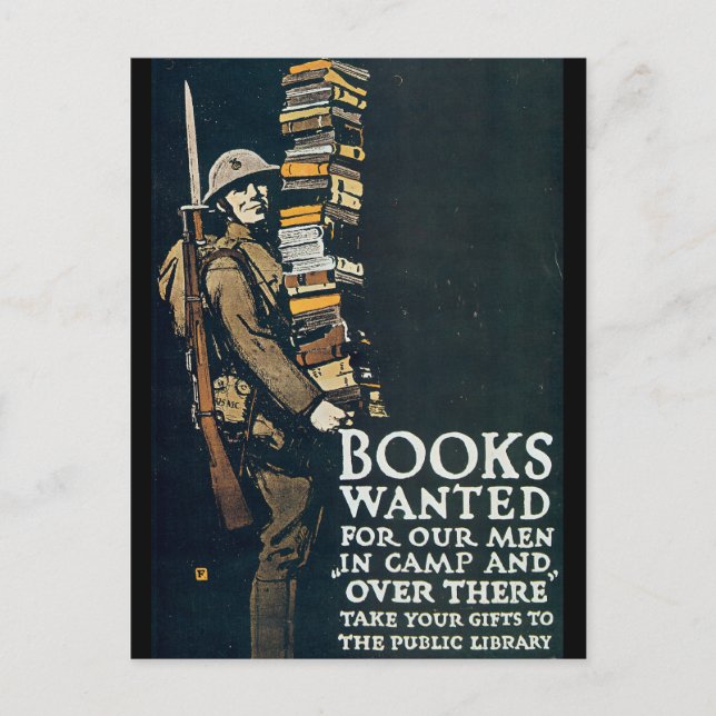 Carte Postale Livres Recherchée Seconde Guerre mondiale (Devant)