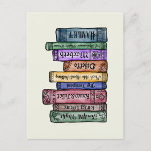 Carte Postale Livres Shakespeare No.1