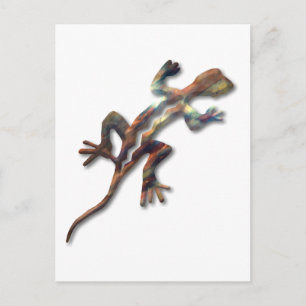 Carte Postale Lizard-cuivre