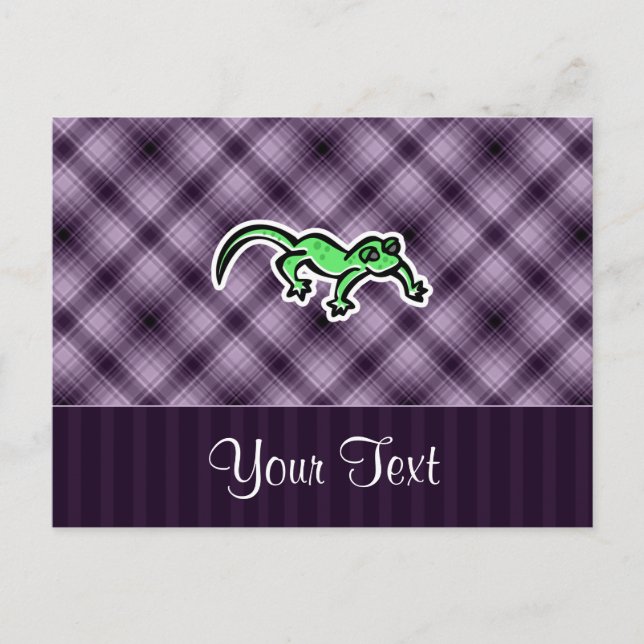 Carte Postale Lizard pourpre (Devant)