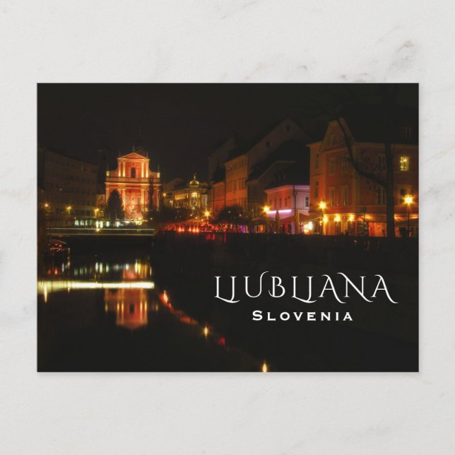 Carte Postale Ljubljana, Slovénie (Devant)