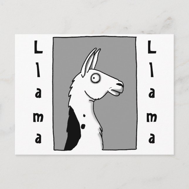Carte Postale Llama Llama (Devant)