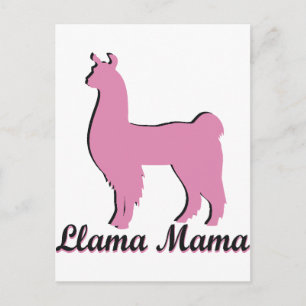 Carte Postale Llama Mama