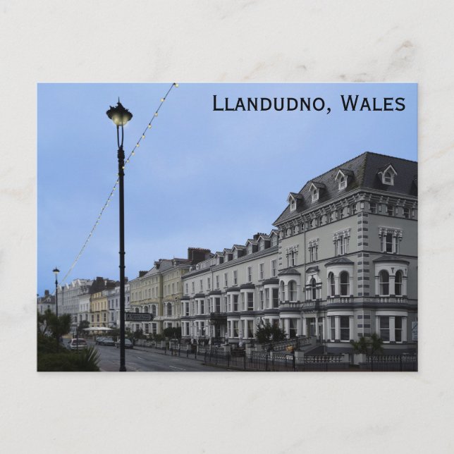 Carte Postale Llandudno Wales Welsh Travel (Devant)