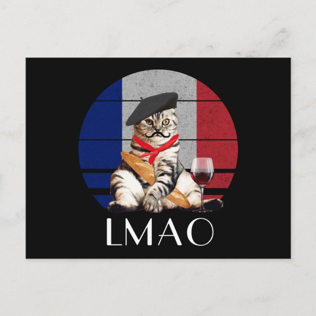 Carte Postale LMAO Le Meow (Devant)