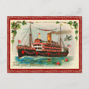 Carte postale Loat Boat Valentine