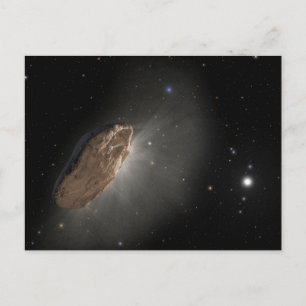 Carte Postale L'objet interstellaire Wayward Oumuamua.