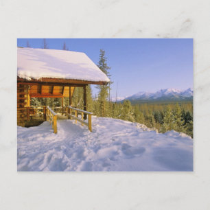 Carte Postale location de la cabane USFS Schnauss en hiver surpl