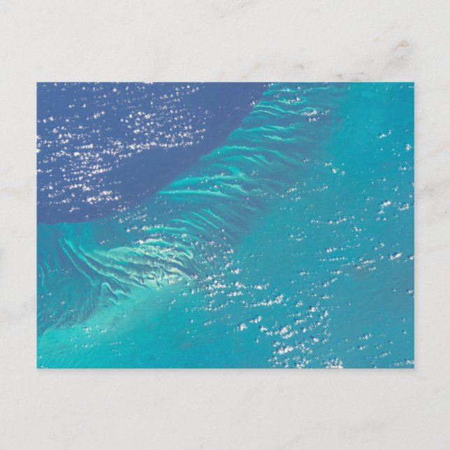Carte Postale L'océan Atlantique au large de la côte des Bahamas (Devant)