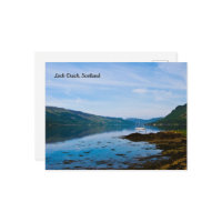 Loch Duich, Scotland Postcard