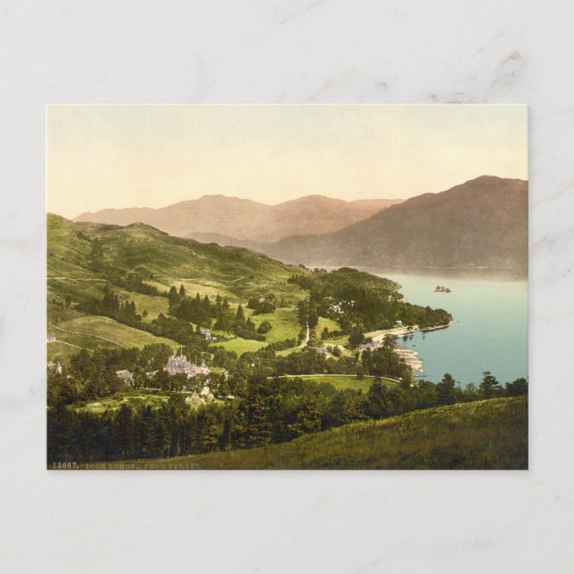 Carte Postale Loch Lomond, Dumbarton, Écosse (Devant)