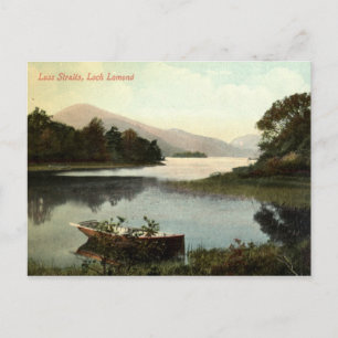 Carte Postale Loch Lomond, Ecosse, Luss Straits 1915 Vintage