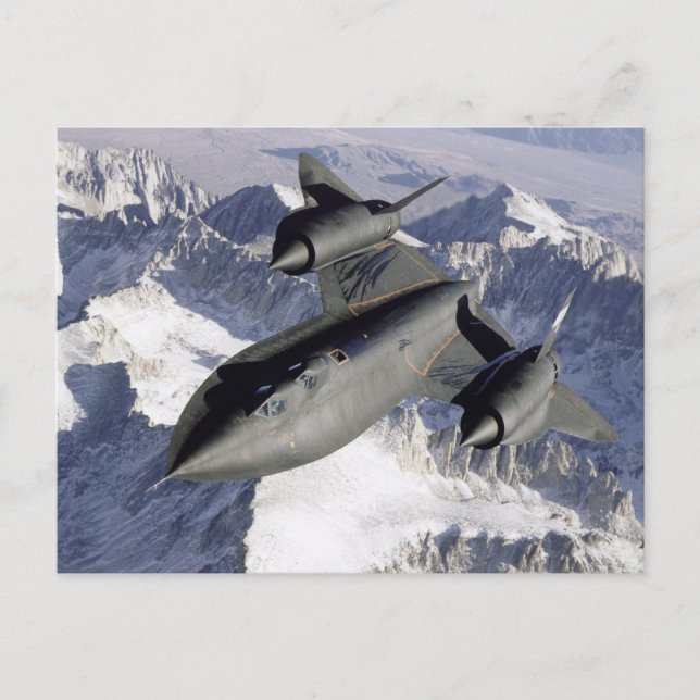 Carte Postale Lockheed SR-71B Blackbird (Devant)