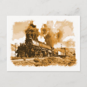 Carte Postale Locomotive à vapeur