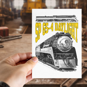 Carte Postale Locomotive à vapeur SP GS-4 Daylight 4449