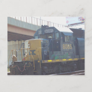 Carte Postale Locomotive garée