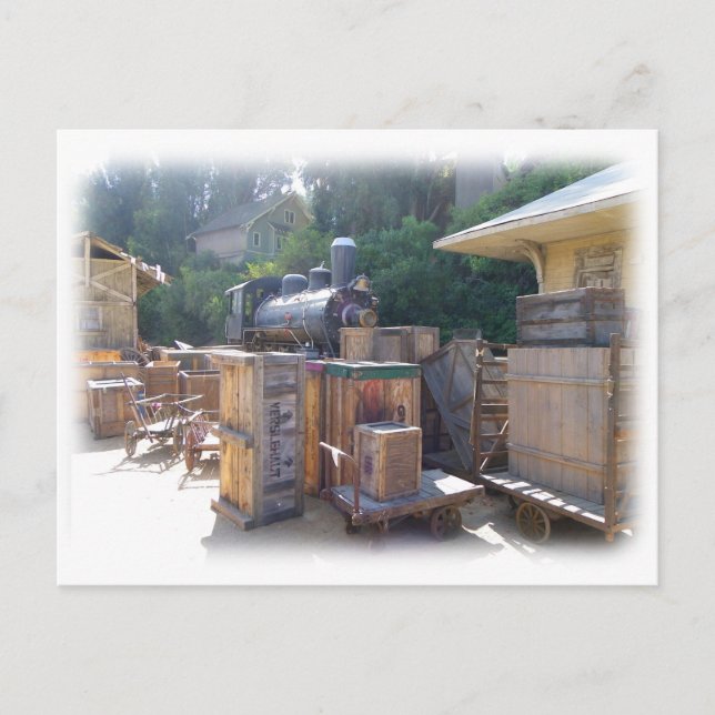 Carte postale Locomotive vintage ! (Devant)