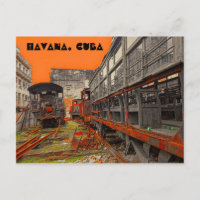 Locomotives et chariots à moteur vieilles à La Hav