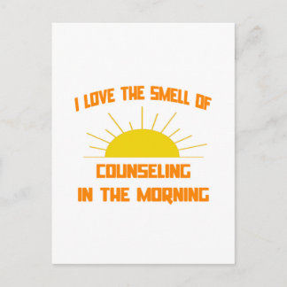Carte Postale L'odeur du counseling le matin