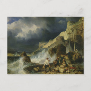 Carte Postale L'offensive des passeurs, vers 1837