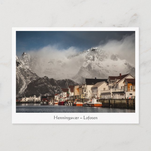 Carte Postale Lofoten Fishing Village Henningsvaer (Devant)