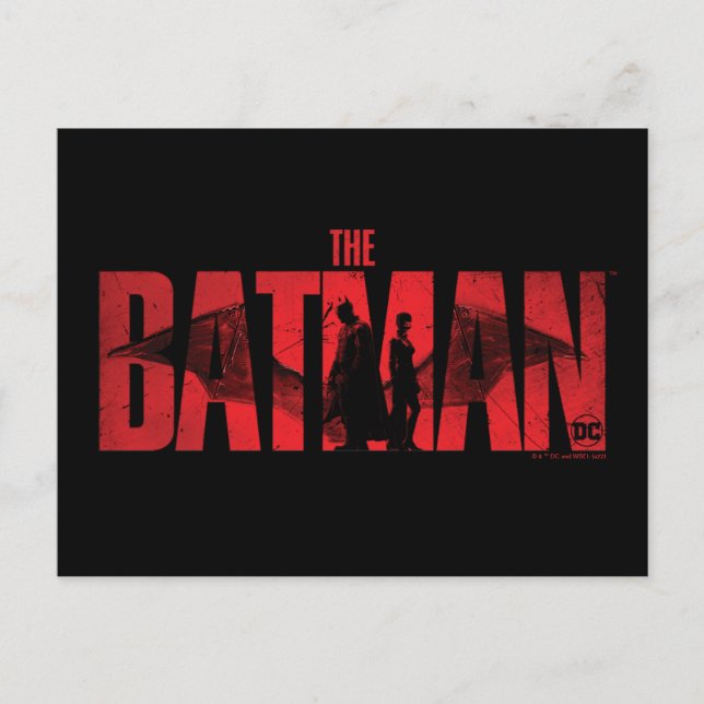 Carte Postale Logo Batman & Catwoman (Devant)