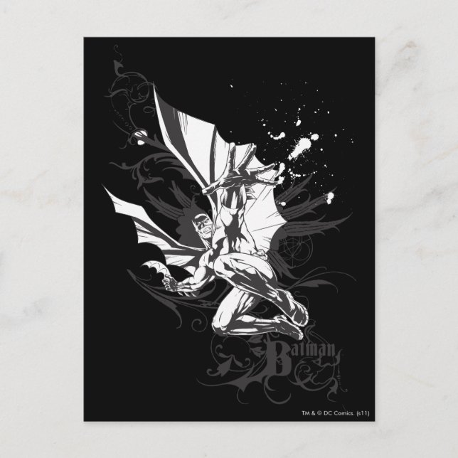 Carte Postale logo batman détaillé (Devant)