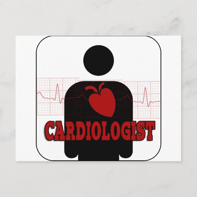 CARTE POSTALE LOGO DE CARDIOLOGUE (Devant)