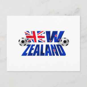 Carte Postale Logo de football néo-zélandais NZ 2010