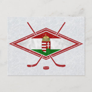 Carte Postale Logo de hockey magyar hongrois