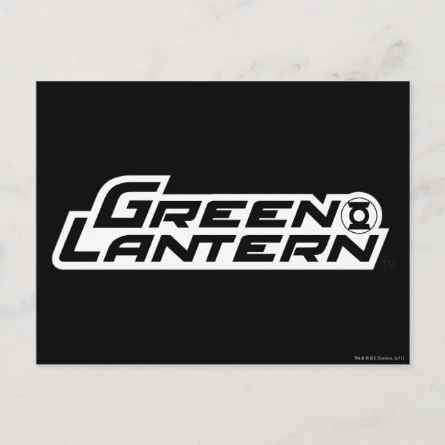 Carte Postale Logo de la lanterne verte 3 (Devant)