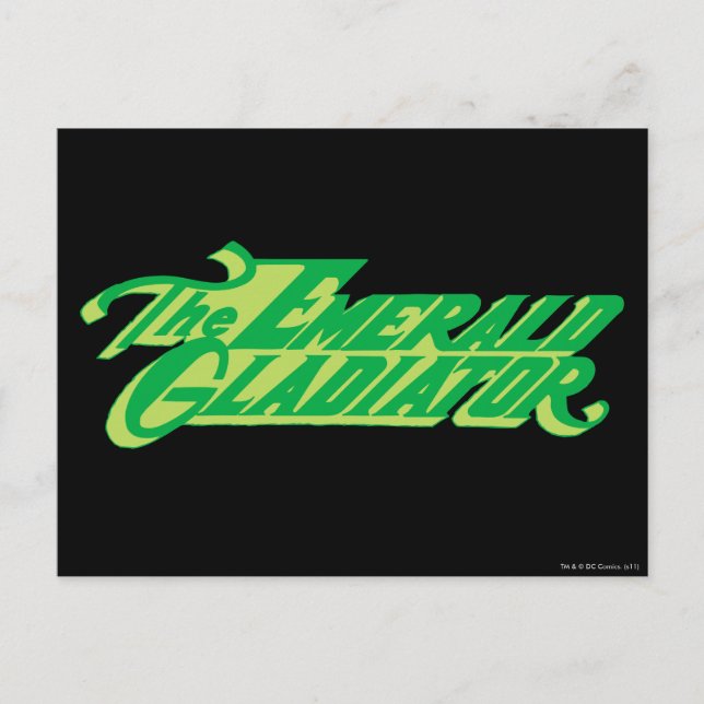 Carte Postale Logo de lanterne verte 8 (Devant)