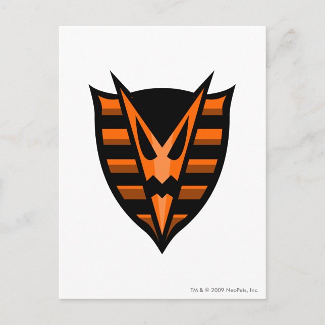 Carte Postale Logo de l'équipe Haunted Woods (Devant)