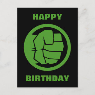 Carte Postale Logo de l'Incroyable Hulk