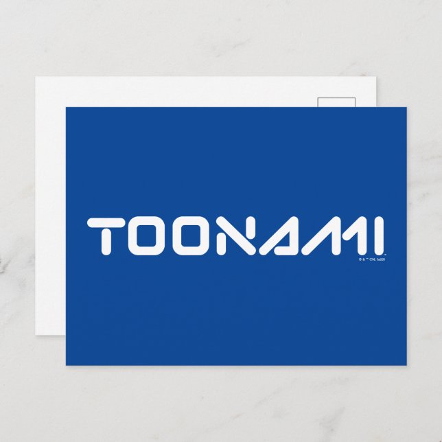 Carte Postale Logo de police numérique Toonami (Devant / Derrière)
