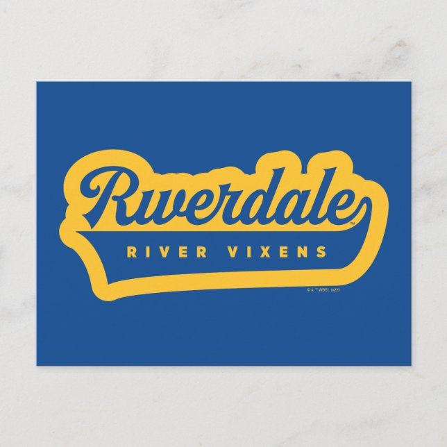 Carte Postale Logo de Riverdale River Vixens (Devant)