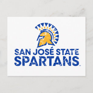 Carte Postale Logo de San Jose State Spartans avec marquage de m