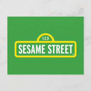 Carte Postale Logo de Sesame Street en couleur