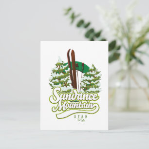 Carte Postale logo de ski de Sundance Mountain Utah