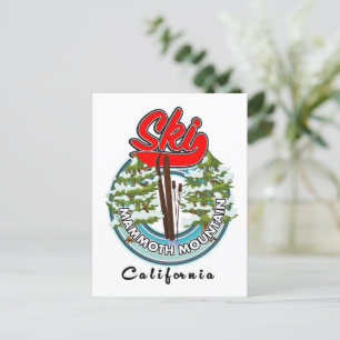 Carte Postale Logo de ski Mammoth Mountain California