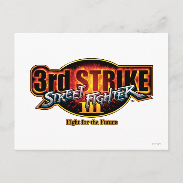 Carte Postale Logo de Street Fighter III 3rd Strike (Devant)