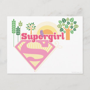 Carte Postale Logo de Supergirl