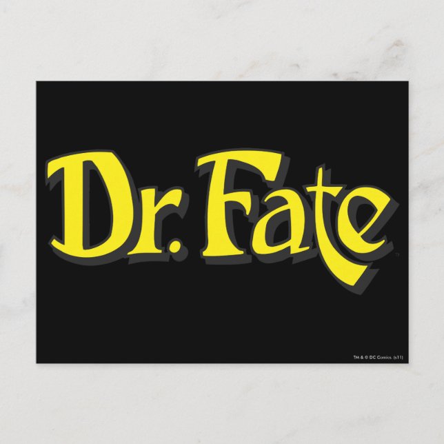 Carte Postale Logo Dr. Fate (Devant)