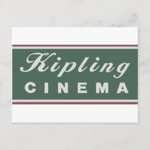 Carte postale Logo du cinéma Kipling