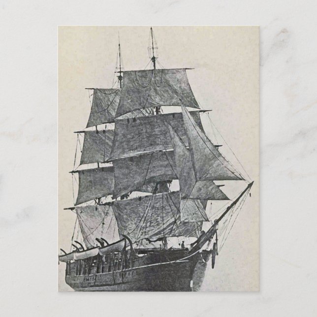 Carte Postale Logo du grand navire (Devant)