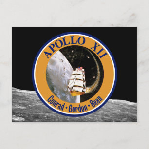Carte Postale Logo du patch de mission Apollo 12